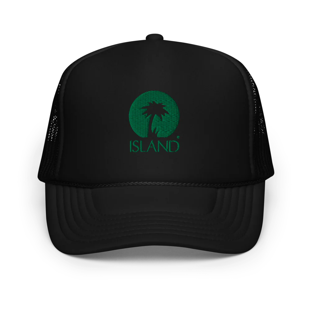 Island Logo Hat with Green Logo