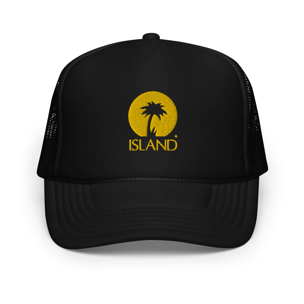 Island Logo Hat with Yellow Logo